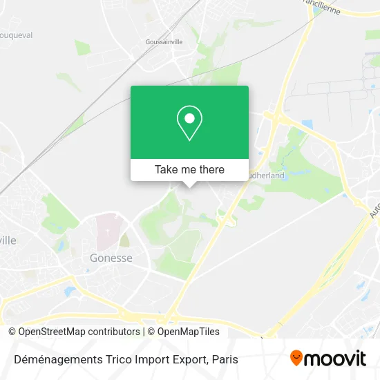 Déménagements Trico Import Export map