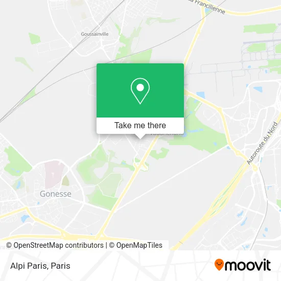 Alpi Paris map