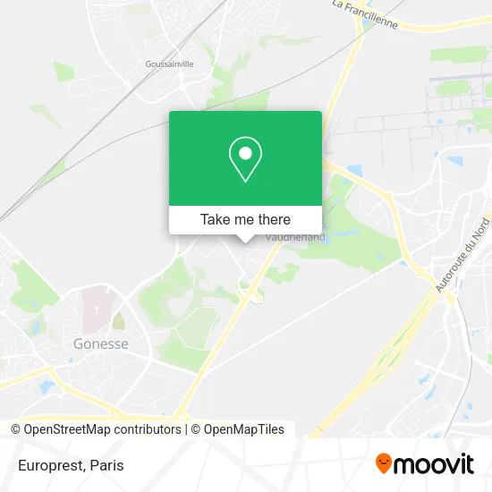 Europrest map