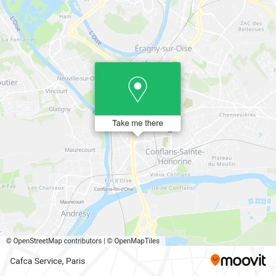 Cafca Service map