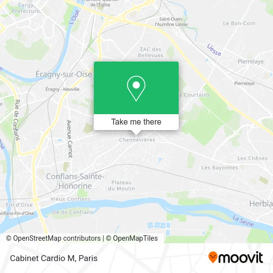 Cabinet Cardio M map