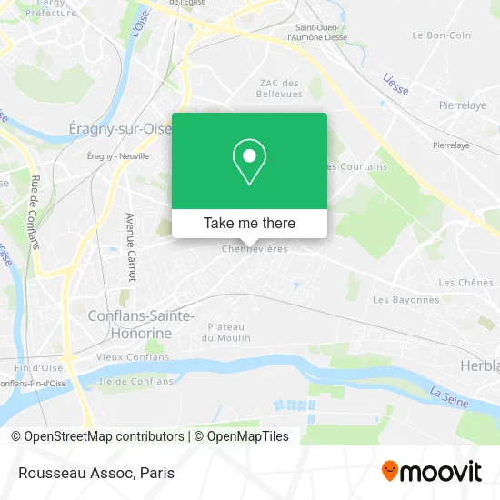 Rousseau Assoc map