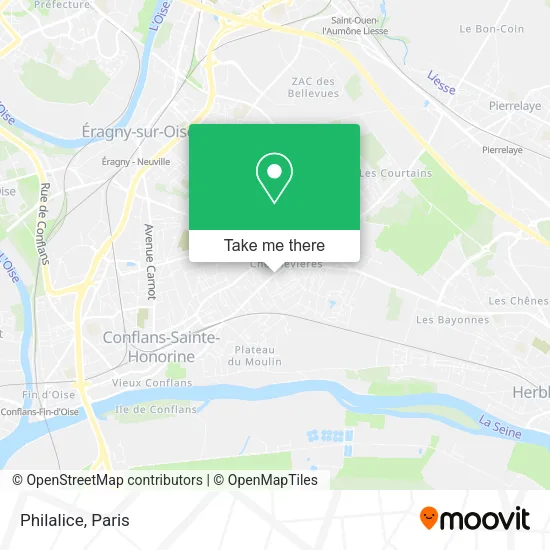 Philalice map