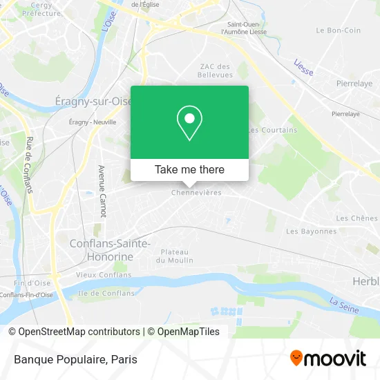 Banque Populaire map