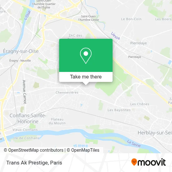 Trans Ak Prestige map