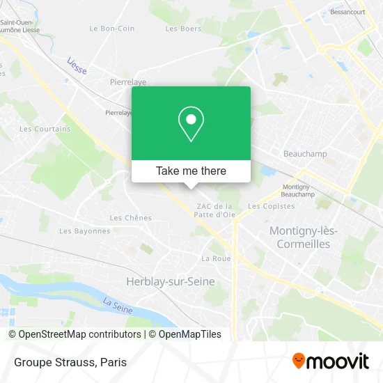 Groupe Strauss map