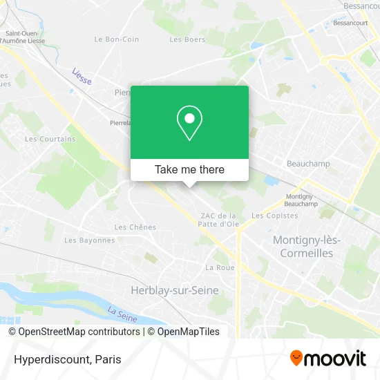 Hyperdiscount map