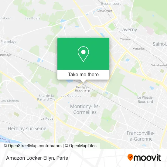 Amazon Locker-Ellyn map