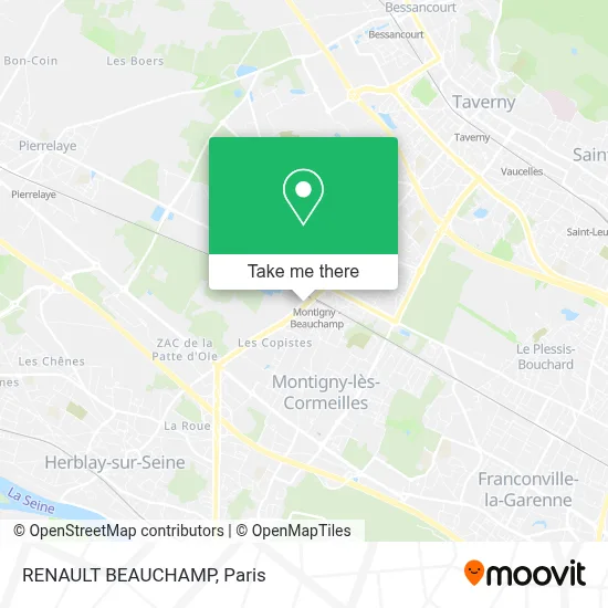 RENAULT BEAUCHAMP map