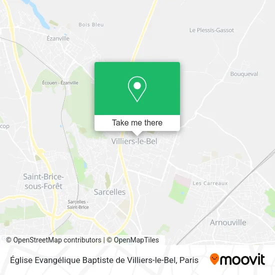 Église Evangélique Baptiste de Villiers-le-Bel map