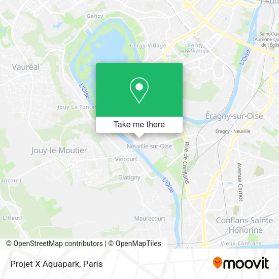 Projet X Aquapark map
