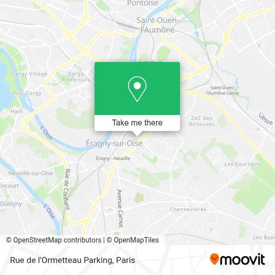 Rue de l'Ormetteau Parking map