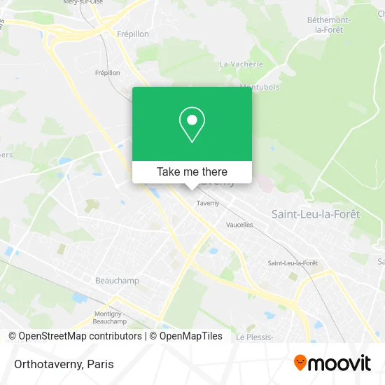 Orthotaverny map