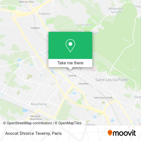 Avocat Divorce Taverny map