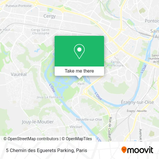 5 Chemin des Eguerets Parking map