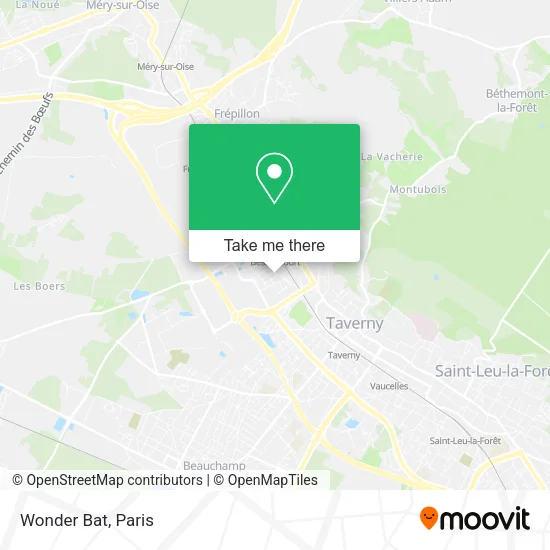 Wonder Bat map