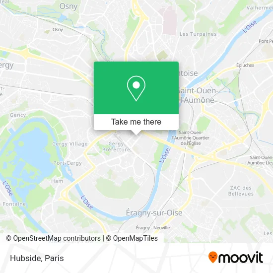 Hubside map