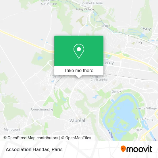 Association Handas map