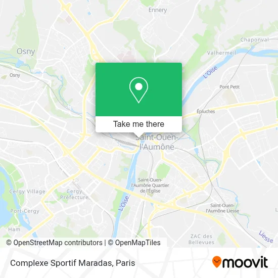 Complexe Sportif Maradas map