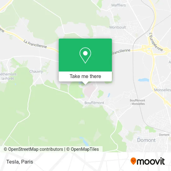 Tesla map