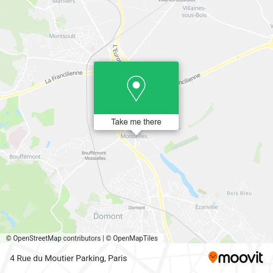 4 Rue du Moutier Parking map