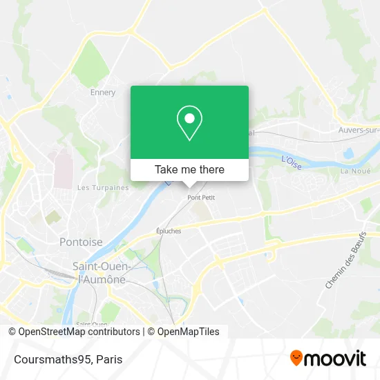 Coursmaths95 map