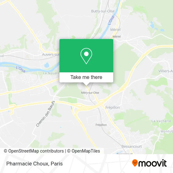 Pharmacie Choux map