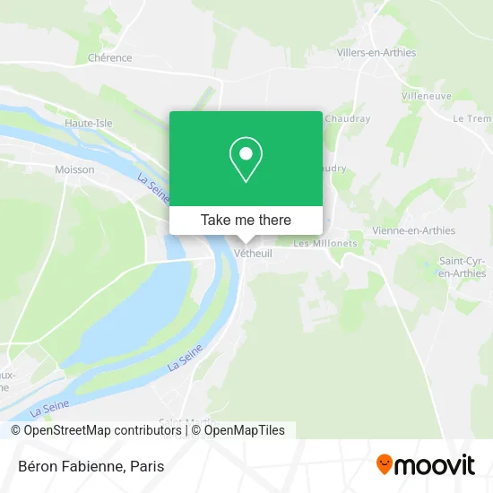 Béron Fabienne map