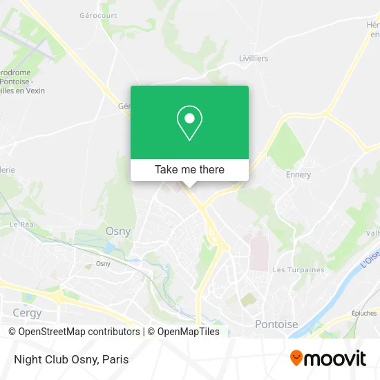 Night Club Osny map