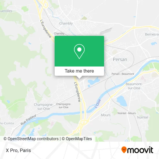 X Pro map