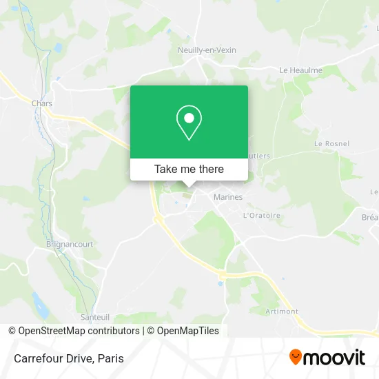 Carrefour Drive map