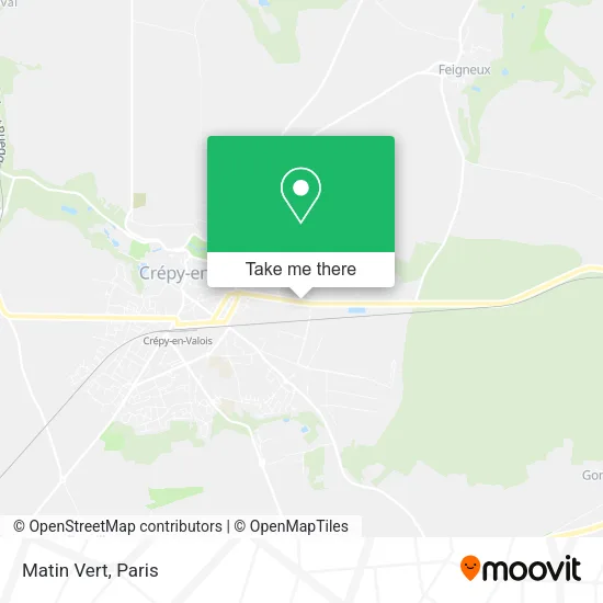 Matin Vert map