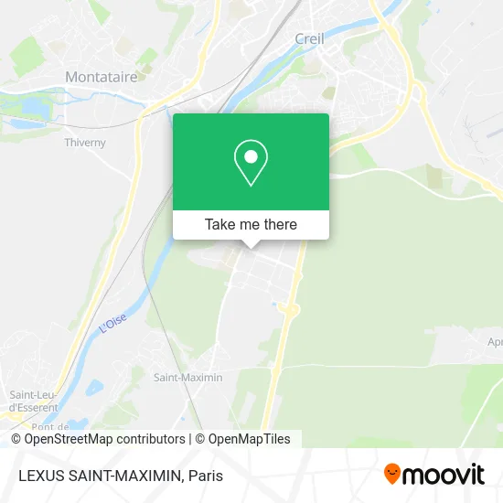 LEXUS SAINT-MAXIMIN map