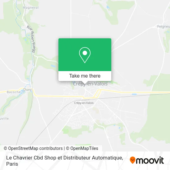 Le Chavrier Cbd Shop et Distributeur Automatique map
