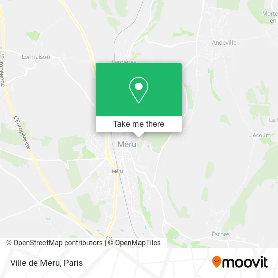 Ville de Meru map