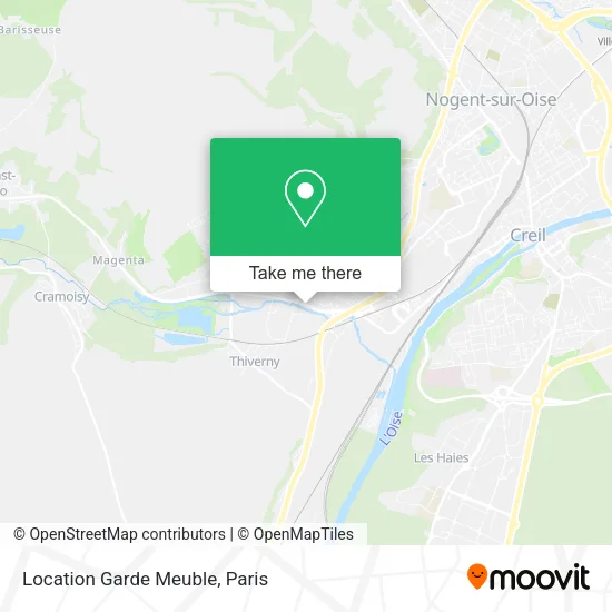 Location Garde Meuble map