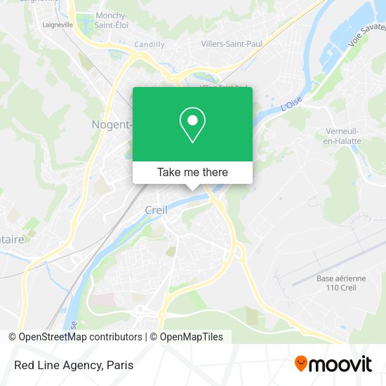 Red Line Agency map