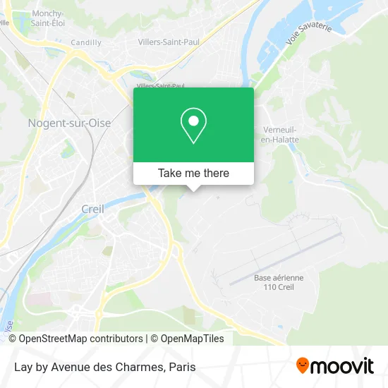 Lay by Avenue des Charmes map