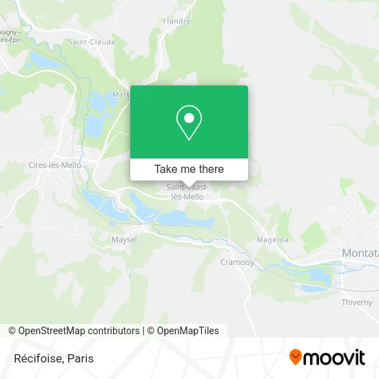 Récifoise map