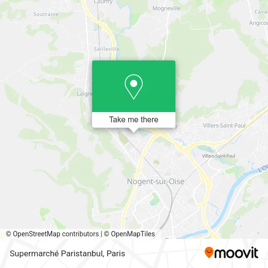 Supermarché Paristanbul map