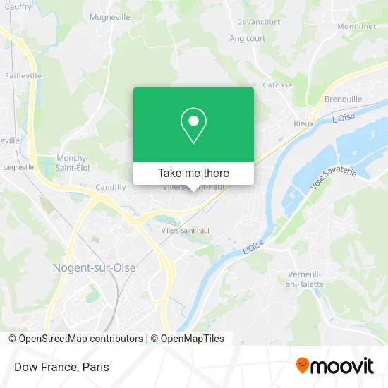 Dow France map