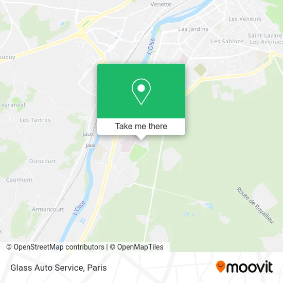Glass Auto Service map