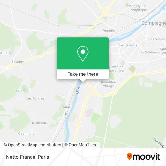 Netto France map