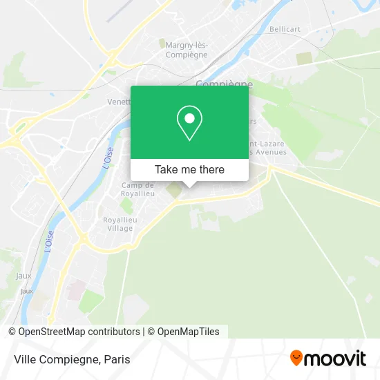 Ville Compiegne map