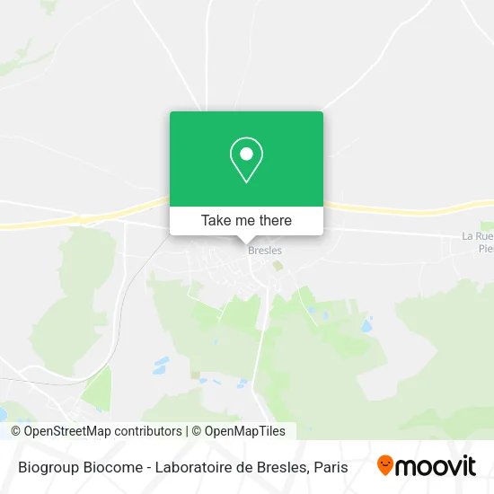 Biogroup Biocome - Laboratoire de Bresles map