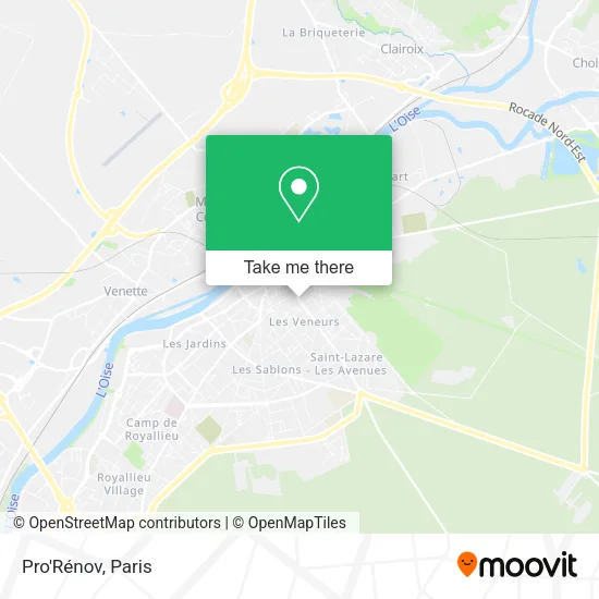 Pro'Rénov map