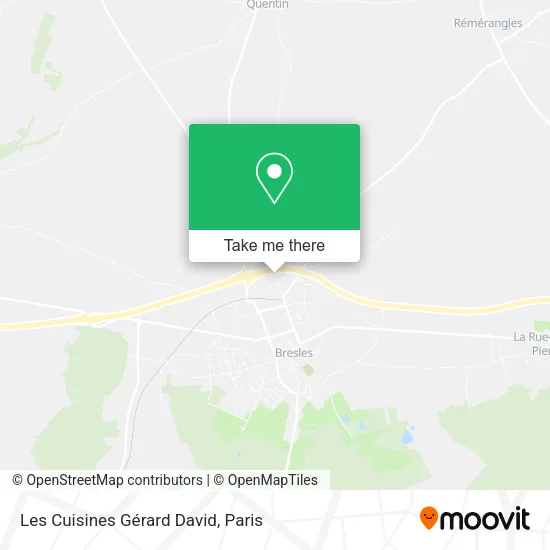 Les Cuisines Gérard David map