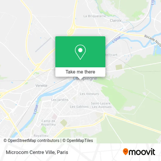 Microcom Centre Ville map
