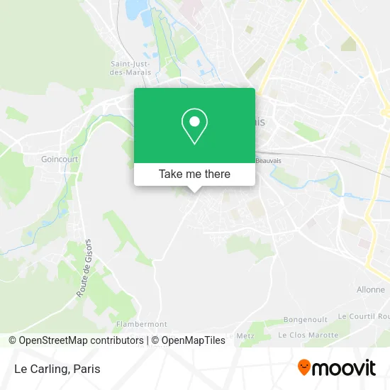 Le Carling map