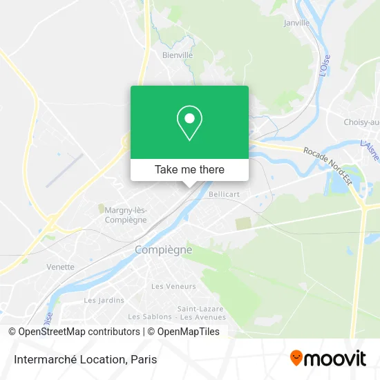 Intermarché Location map
